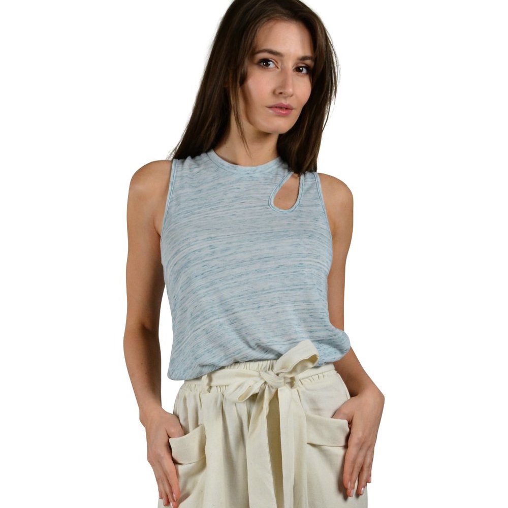 NWT | Lanston | Cut-Out Tank | Light Blue